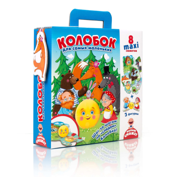 ПАЗЛ VLADI TOYS ПОДОРОЖ КАЗКОЮ КОЛОБОК, РОС МОВА (VT2909-11) 