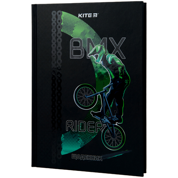 Щоденник шкільний Kite BMX K22-262-6, тверда обкладинка