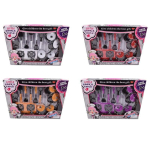 Кухня набір арт. 2221/2/4/5 4 види, плита, сковорідка, каструлька, лопатки, короб.42 * 32 * 4,7 см