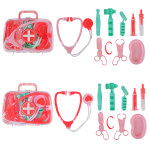 Лікар набір арт. 9616-55 (144шт/2) 2 види, градусник, шприц, аксес чемодан 17, 5*4*15см