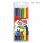 Фломастери 1 Вересня Zoo Land 6 кольорів (650456)