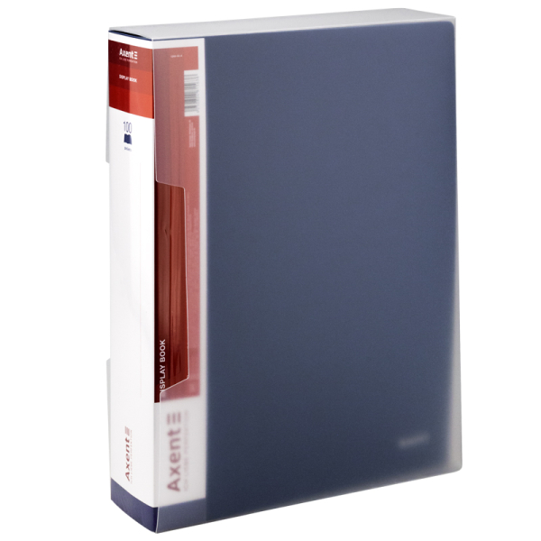 Дисплей книга Axent  А4  100 файлiв синього кольору - фото 2