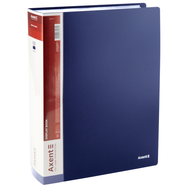 Дисплей книга Axent  А4  100 файлiв синього кольору - фото 3