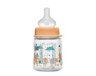 Скляна пляшка(Д)120 мл.з широкою горловиною + соска з широкою шийкою (Система "Actiflex") M