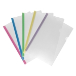 Папка-швидкозшивач з планкою  А4  асортимент кольорів