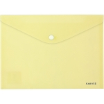 Папка на кнопці Axent Pastelini 1522-08-A, А5, жовта