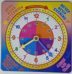 Іграшка розвиваюча Атлас Годинники навчальні 20 х 20 см 