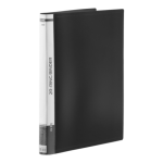 Папка пластикова Buromax, A4, 25 мм, кільцевий механ., 2 кільця, чорний (BM.3161-01)
