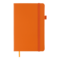 Книга записна ETALON 125*195, 96 арк чистый блок штучна шкіра, помаранчевий (BM.291060-11) - фото 2