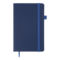 Книга записна ETALON 125*195, 96 арк чистый блок штучна шкіра, синій (BM.291060-02) - фото 2