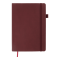 Блокнот діловий BRIEF А5 96 арк клітинка зі штучної шкіри темно-червоний (BM.295104-13) - фото 2