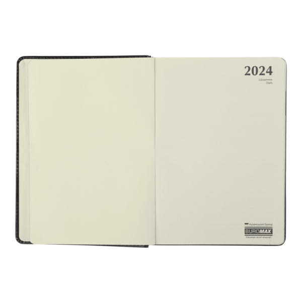 Щоденник датований 2024 Buromax Donna Line А5 св-коричневий 336 с (BM.2138-18)