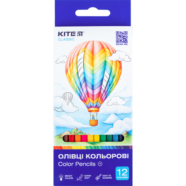 Олівці кольорові Kite Classic  - фото 1