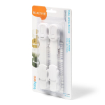 "Універсальний захистний пристрій для шаф" (2 шт.) / (Білий) "BabyOno"