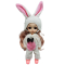 Лялька маленька в костюмі зайчика, мікс 3 види, YL804-27A/28А/29А  - фото 1