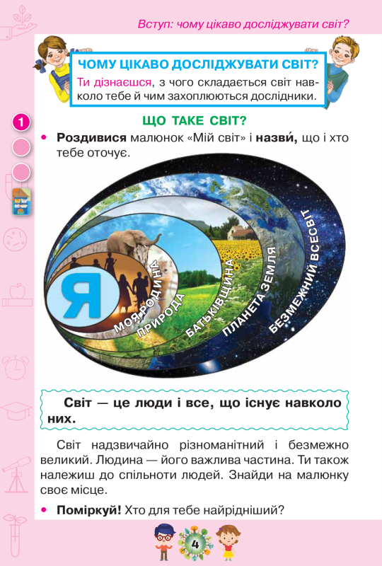 Книга Я досліджую світ. Підручник. Частина 1. 1 клас - фото 4