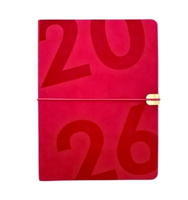 Щоденник датований A5 2026 Buromax Best малиновий - фото 1