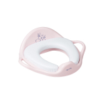 Туалетне сидіння М'яке "Зайчики" (Світло-рожевий)