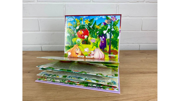 Овочі, фрукти та ягоди. Книжка-панорамка - фото 2