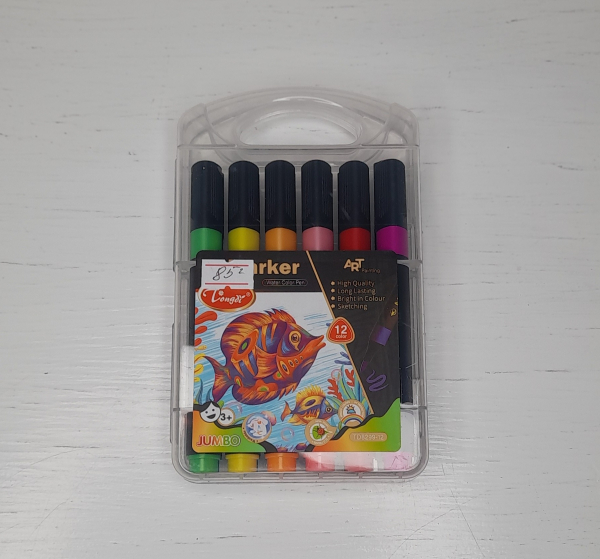 Маркери 12 шт - фото 1