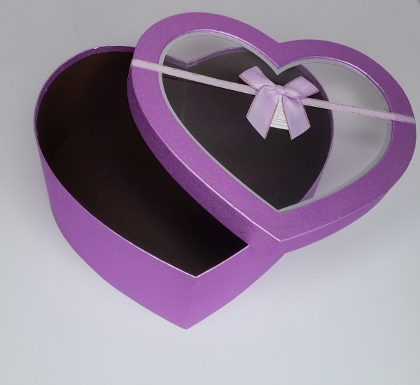 Коробка подарункова 21*14*8см серце - фото 2