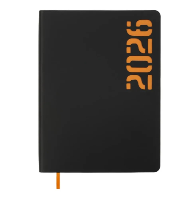 Щоденник датований 2026 A5 Buromax MIND BM.21152 коричевий - фото 1