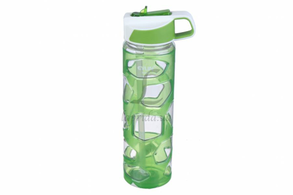 Пляшка спортивна пластикова зелена 700ml 