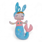 Лялька мʼяка "Русалонька зайчик" (34 см.), блакитна Metoo (1623-1)