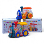Інтерактивний паровозик, світло, звук (укр) Wtoys (TK52136)