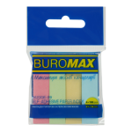 Закладки паперові з клейким шаром Buromax 51х12мм 400 листів асорті (BM.2306-99)