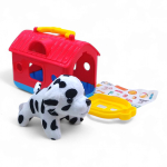 Мʼяка іграшка "Песик з переноскою" (червона) (DR5120)