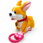 Мʼяка інтерактивна тварина "Песик на повідку" (англ) (K1216)