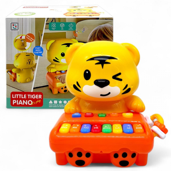 Інтерактивна іграшка "Little Tiger Piano" (23 см) MIC (LC77) - фото 1