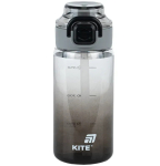 Пляшечка для води Kite K25-1212-1, 600 мл, чорна