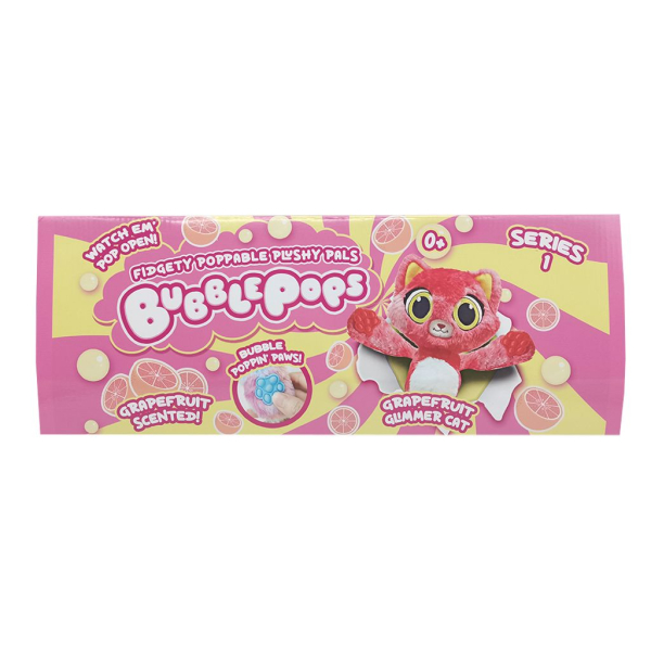 Міні іграшка котик з ароматом грейпфрута (34 см) Bubble Pops  - фото 2