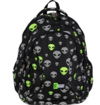 Рюкзак шкільний світловідбивний  St.Right чорний 