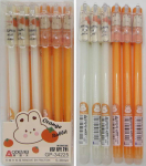 Ручка гелева пиши-стирай Aodemei  0,38мм Зайчик 