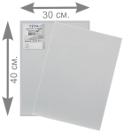 ДВП грунтоване 30 х 40 см білий грунт з 1 сторони AS-8018  