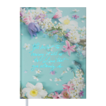 Щоденник недатований Buromax PRETTY А5 блакитний 288 с (BM.2034-14)