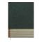 Щоденник недатований Buromax PARALLEL А5 288 стор зелений (BM.2052-04) - фото 1