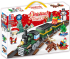 Конструктор 490 деталей "Потяг, Д.Мороз, сніговик, сані, ялинка, олень"