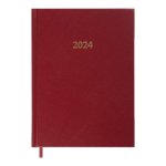 Щоденник датований 2024 Buromax STRONG А5 бордовий 336 с (BM.2129-13)