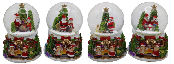 Сувенір куля снігова 80мм  - фото 1