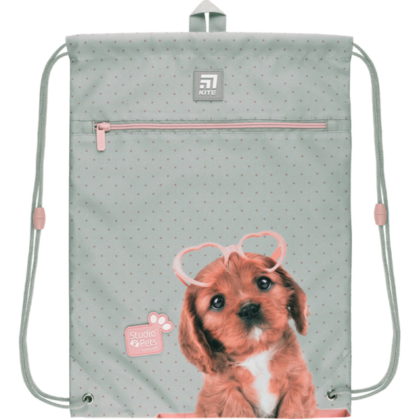 Сумка для взуття з кишенею Kite Education Studio Pets SP22-601M-1