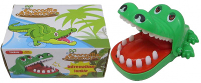 Іграшка-антистрес "Зубастий крокодил" 15см., 48673
