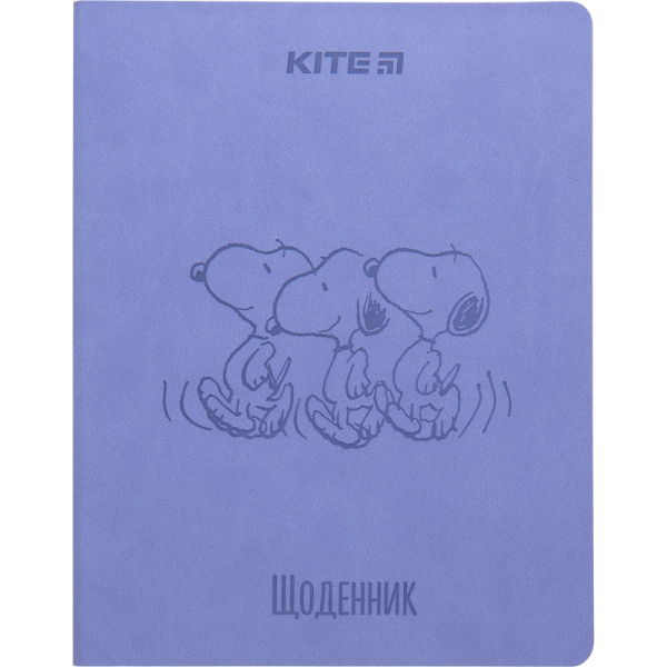 Шкільний щоденник Kite Peanuts Snoopy SN23-283, м'яка обкладинка, PU