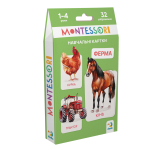 Набір навчальних карток Dodo Монтессорі ферма