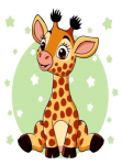 Розпис на полотні 30х30 15540-АС Жирафеня "Art Craft" 