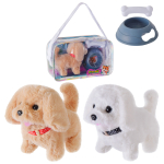 М'яка інеракт. іграшка арт. MC-1024 (24шт) собачка, миска, кістка в сумці 28*10, 5*18см