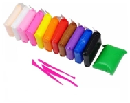 Пластилін повітряний  12 кольорів